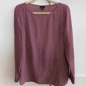 Theory silk blouse